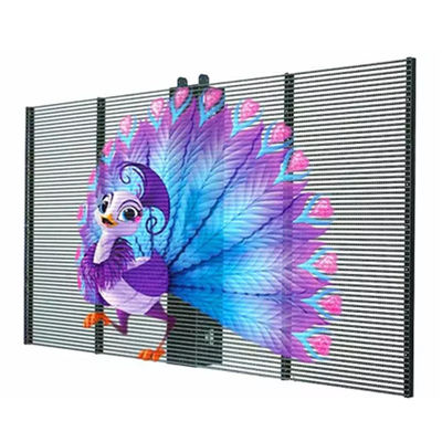 500*1000 TRA-M εσωτερική διαφανής οθόνη LED Εύκολη εγκατάσταση σε εμπορικό κέντρο