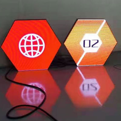Πνευματικά αδιάβροχο Πνευματικό LED Display Panel / Indoor Hexagon LED Screen