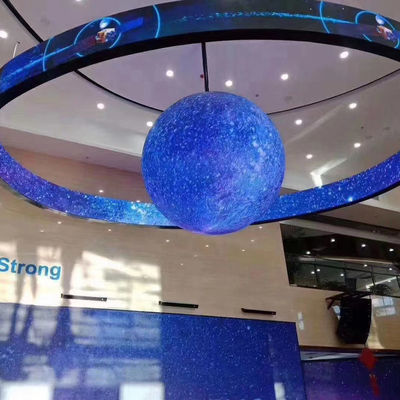 Μεγάλη ευέλικτη οθόνη LED υψηλής φωτεινότητας καμπυλωτές οθόνες τοίχου βίντεο