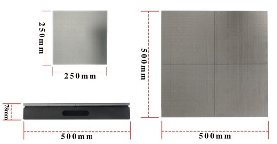DM-R PH2.9 LED φωτισμένα πλακάκια δαπέδου 500mmx1000mm για εξωτερικούς / εσωτερικούς χώρους